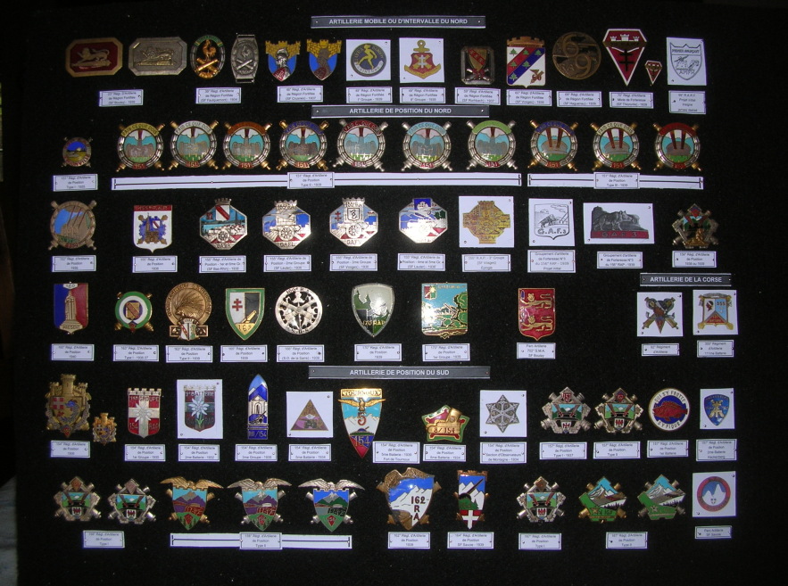 Insignes Maginot VArtillerie